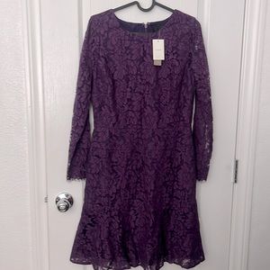 J.Crew Purple Lace Wedding /Event /Party dress 6